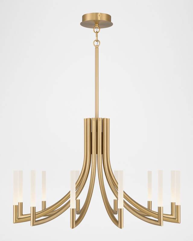 Olette 36" 12-Light LED Chandelier